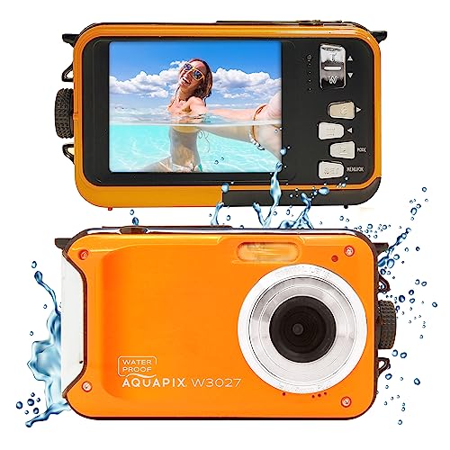 Easypix Aquapix W3027-O Wave or Digitalkamera 5 Megapixel Orange Wasserdicht