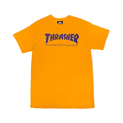 Thrasher T-Shirt Skate Mag (Gold Purple) S