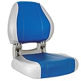 Oceansouth Sirocco Folding Boat Seat (Grey/Blue)