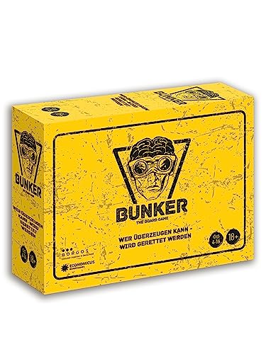 Bunker - Diskussionsspiel mit postapokalyptischer Handlung - Gesellschaftsspiel nur für Erwachsene ab 18 [Deutsche Edition]