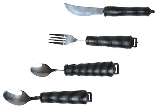 FLEX Besteck-Set, 4tlg. - Messer, Gabel, Esslöffel und Teelöffel