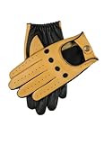 Dents Mens Silverstone Leather Touchscreen Driving Gloves Cork/Black M