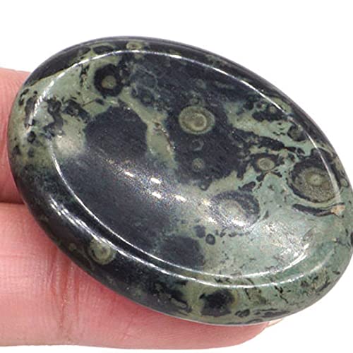 Thumb Worry's Natürlicher Kristall mit sieben Edelsteinen, spirituelles Fingermassage-Handwerk natürlicher Glanz (Color : Kambaba Jasper, Size : One Size)
