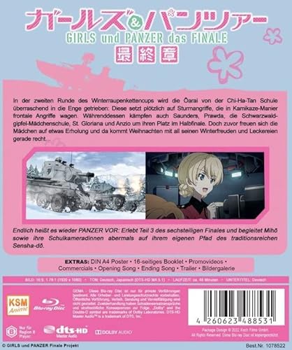 Girls und Panzer - Das Finale. Tl.3, 1 Blu-ray