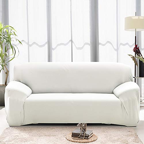 OKJK Elastischer Sofabezug, Sofaüberwurf Stretch Rutschfester Universal Spandex, Für Wohnzimmer Sofa Protector (A,3seater 185-230cm)