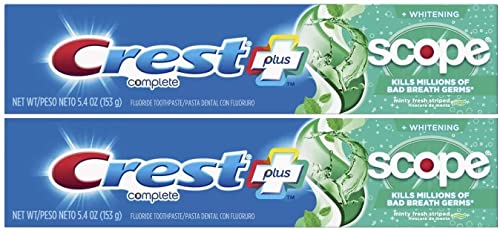 Crest Zahnpasta Plus Scope Whitening Minty Fresh, 2 Stück