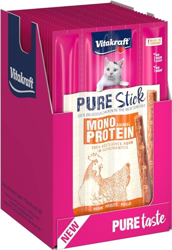 Vitakraft Katzensnack Pure Stick Huhn (20x 4 Stück)