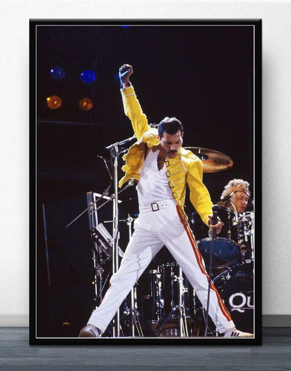 LCSLDW Leinwanddruck，Freddie Mercury Queen Legendery Sänger Star Wandbilder Wohnzimmer Wandplakat Ölgemälde Wohnkultur Gemälde, 50X70Cm No Frame