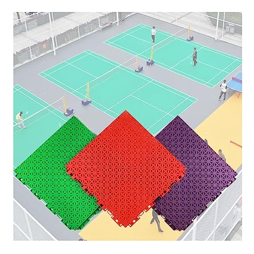 12-Zoll-Basketball-Bodenfliesen Steckmodulare Bodenfliesen mit Drainageloch Stadionpark große öffentliche Orte Sportbodenmatten (Color : N