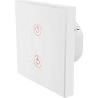 Hama WiFi Touch Wall Switch - Lichtschalter - kabellos - 2,4 Ghz - weiß (00176551)