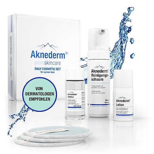 Aknederm Daily Cosmetic Set for normal skin, 230 ml