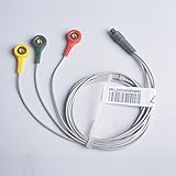 Prince 180 series 3-Lead ECG Cable with 3 port connector - suitable for 180-A and 180-B Monitors by Heal Force