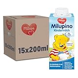 Milupino Kindermilch trinkfertig 15x200ml, 1-3 Jahre, für Kleinkinder in der Wachstumsphase