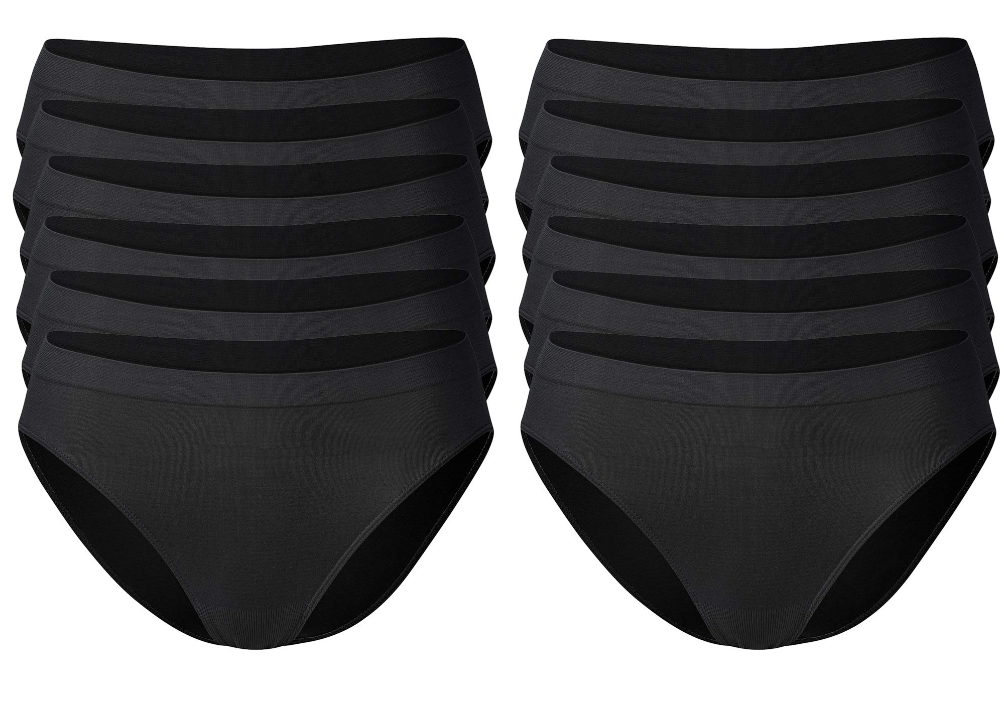 r-dessous 1 bis 12 Stück Damen Slip nahtlos unsichtbare Unterwäsche Groesse: S/M