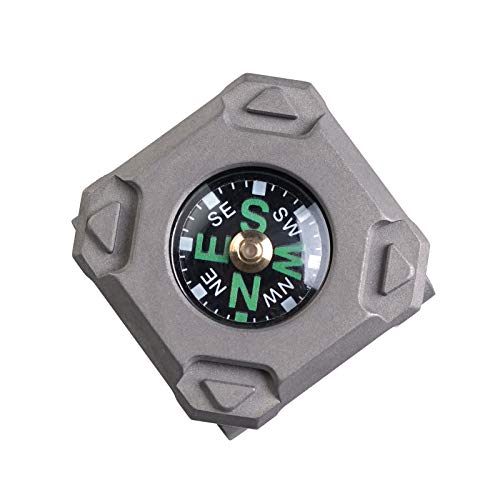 MecArmy CPW Kompass für Uhrenarmband, Titan/Kupfer, spezielle Kapselungstechnologie, hochempfindlich, Fluorescence-Glow in The Dark