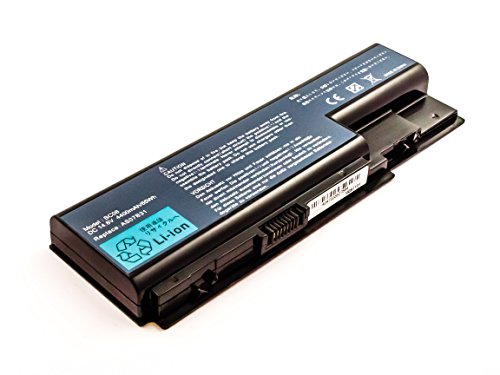 MobiloTec Akku kompatibel mit Acer AS07B42, Li-Ion 4400 mAh, Batterie