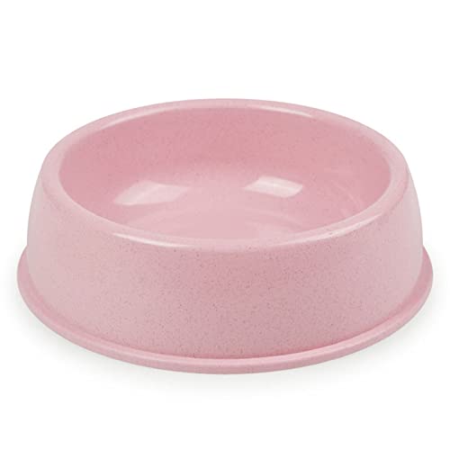 Pet Bowl Pet Dog Food oder Water Feeding Bowl (Color : Rose, Size : L)