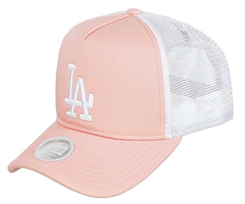 New Era Damen Trucker Cap - Los Angeles Dodgers pink/weiß