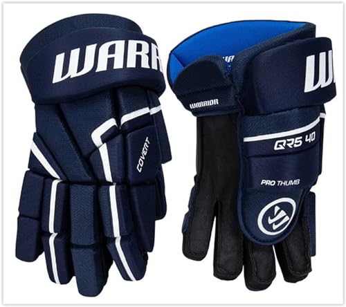 Warrior Covert QR5 40 Hockey Handschuhe Junior, Größe:11 Zoll, Farbe:Navy