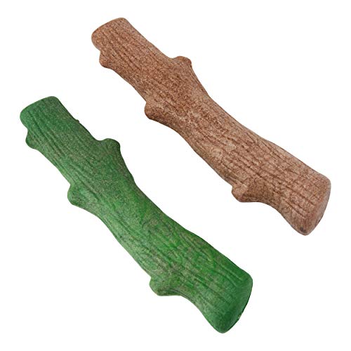 Petstages Dogwood Kauspielzeug für Hunde, Holz, 2 Stück