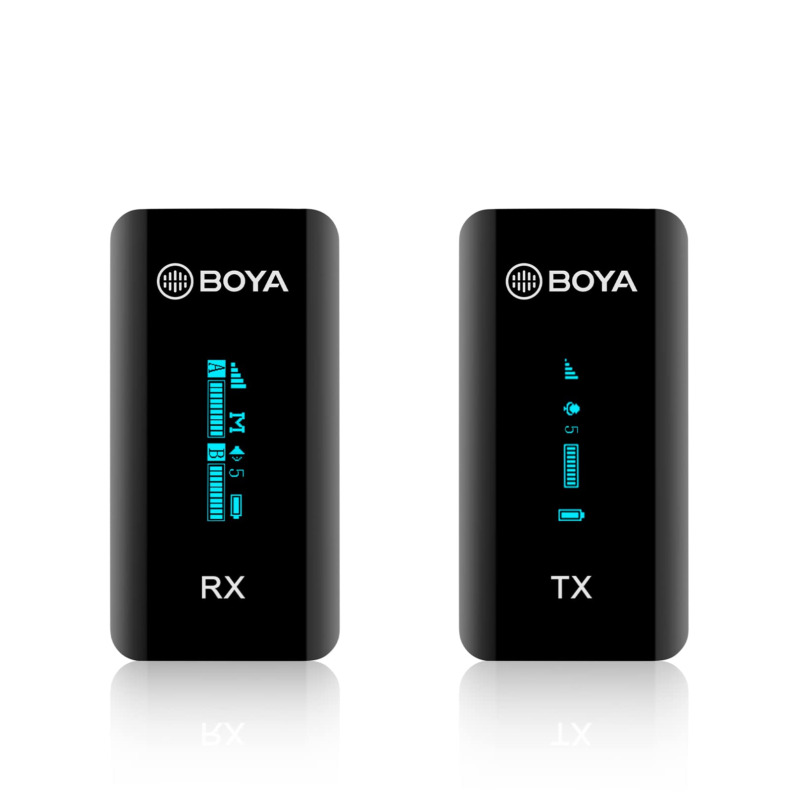 Boya by-XM6 S1 2.4GHz Drahtloses Lavalier-Mikrofonsystem