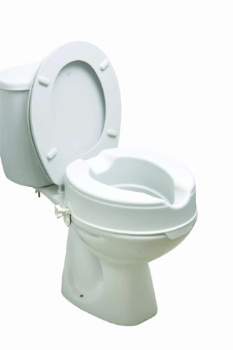 Drive Medical 12066 Erhöhter Toilettensitz, ohne Deckel, 15 cm