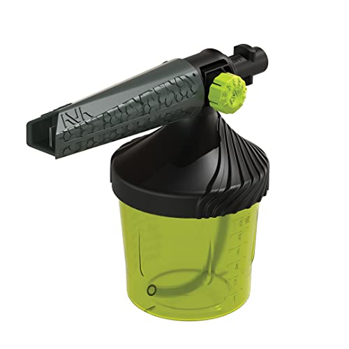 AVA Schaumdüse Premium inkl. 0,6 l Flasche, Hochdruckreiniger Zubehör, erzeugt dicken Schaum für alle Arten von Wascharbeiten, einfache Anpassung, kompatibel mit Kärcher, Nilfisk & Bosch