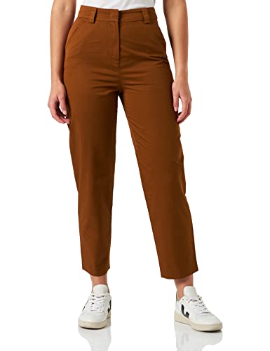 Sisley Damen Trousers 4nnslf02n Pants, Brown 30d, 38 EU