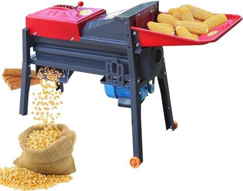 XINRISHENG Elektrischer Maisschäler, automatische Trockenmaismaschine Maisschäler, 2800 U/min Maisschälmaschine für kleine landwirtschaftliche landwirtschaftliche Werkzeuge