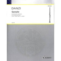 Sonate B-Dur: Klarinette und Klavier. (Edition Schott)