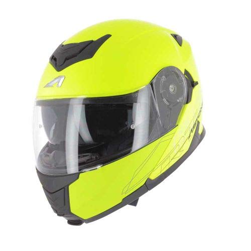 Astone Helmets - RT1200 Monocolor - Casque de moto modulable - Casque de moto polyvalent - Casque de moto homologué - Coque en polycarbonate - neon yellow XXL