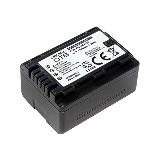 OTB Akku, Batterie für Panasonic HC-V777, 1700mAh, ersetzt: VW-VBT190, VW-VBK180;