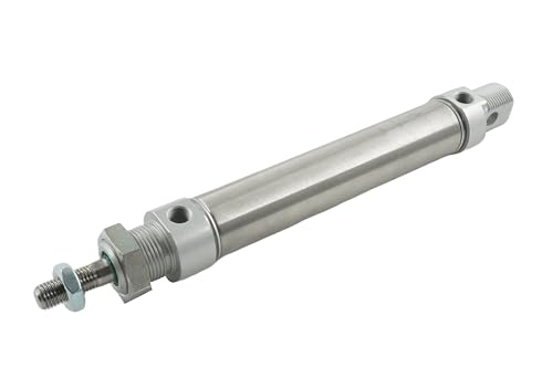 Kleinzylinder ISO 6432 / CETOP RP 52 P, doppeltwirkend Magnetkolben Pneumatikzylinder Druckluftzylinder (Kolben Ø: 25 mm // Hub: 700 mm)