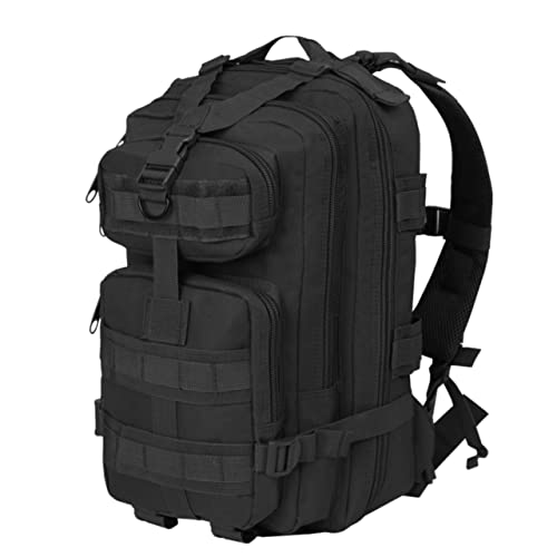 Dominator Harren Rucksack 30L Shadow Militär Armee Outdoor Wasserdicht Taktischer Bundeswehr Rucksäcke Molle Assault Backpack Survival Tactical für Camping Trekking Wandern Arbeit Reise (Schwarz)