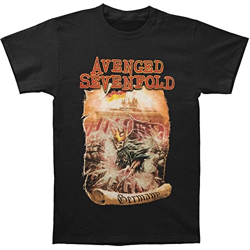 Avenged Sevenfold Herren Germany T-Shirt, Schwarz, XXL