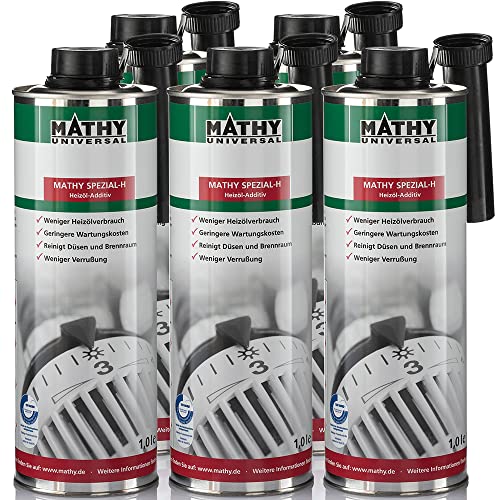 MATHY Spezial H Heizöl-Additiv 5 X 1 Liter Reiniger für die Ölheizung zur Vermeidung von Ausfällen der Heizung