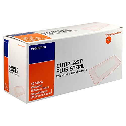 Cutiplast Plus Steril 10x19,8 Cm Verband 55 St
