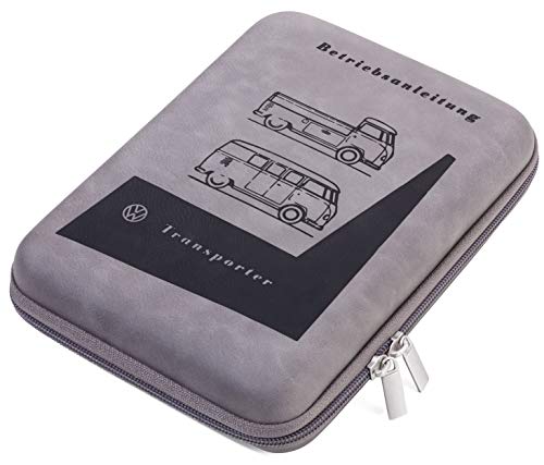 TROIKA TRAVEL CASE - CBO13/GB - Organizer-Etui für Fahrzeugpapiere - Official licensed by Volkswagen - Reißverschluss, 3 Innenfächer, 6 Elastikband-Schlaufen, 1 Stiftschlaufe - TROIKA-Original
