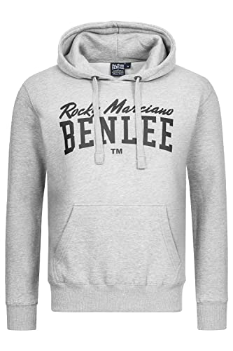 Benlee Herren Kapuzensweatshirt Normale Passform STRONGHURST Marl Grey/Black L