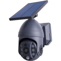 näve LED Solarleuchte Moho, 1 St., Kaltweiß, Solar, Security-Kamera-Attrappe