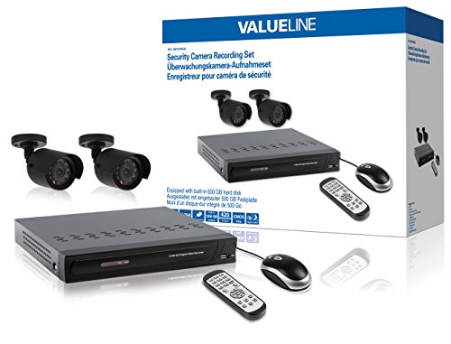 Valueline svl-setdvr30 Sicherheit Kamera Aufnahme Set ausgestattet mit integrierter 500 GB Festplatte