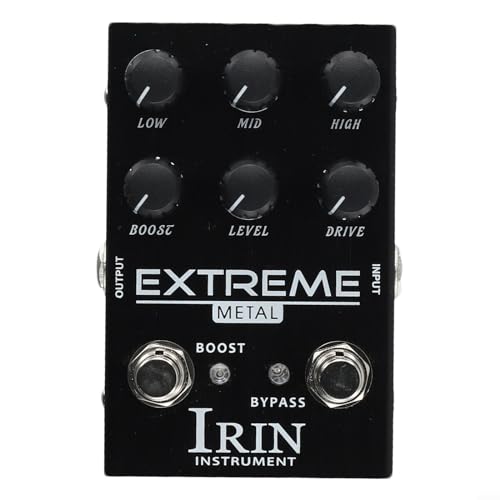 IRIN Overdrive Distortion Ten Segment Eq Effect Guitar Pedal Device, Amplify Speaker Sound, Wide Tone Shaping, Suitable For Live Performances(A)