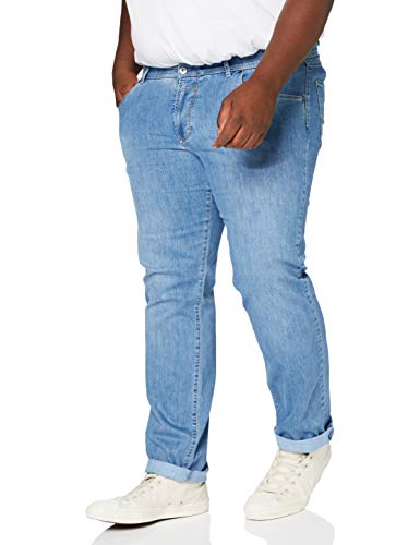 Eurex by Brax Herren Style PEP S Tapered Fit Jeans, Bleached, W42/L32 (Herstellergröße: 28U)