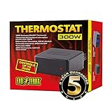 Exo Terra Thermostat 300W, genaue Temperaturkontrolle im Terrarium, ideal für den Gebrauch mit Substratheizern, Wärmekabeln und keramischen Heizstrahlern