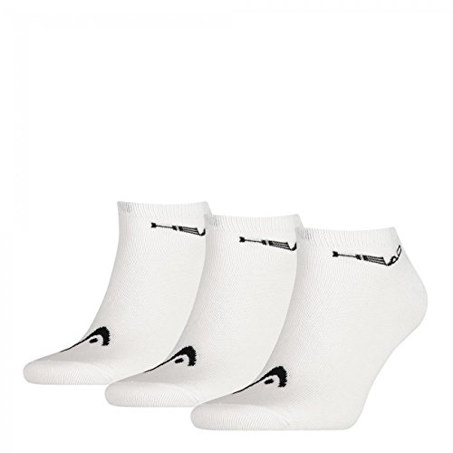 HEAD Herren Sneaker 3p Unisex Sportsocken, Weiß (White 300), 43/46 (Herstellergröße: 043) (3er Pack)