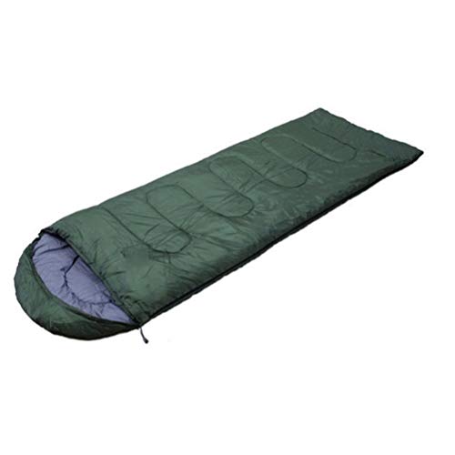 Umschlagtyp Outdoor-Camping-Schlafsack Tragbarer, ultraleichter, wasserdichter Reise-Baumwollschlafsack mit Kappe Hallo