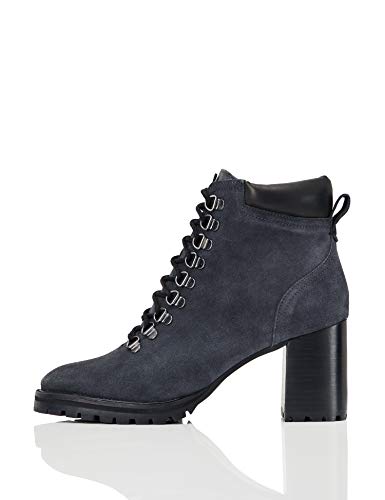 find. N-8168 Stiefeletten, Grau/Anthrazit, 38 EU