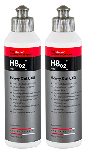 Koch Chemie 2x H802 Heavy Cut Grobe Schleifpolitur siliconölfrei 250 ml