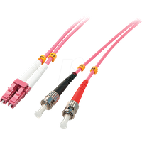 LINDY 46354 - Kabel LWL LC/ST OM4 50/125µm 10m