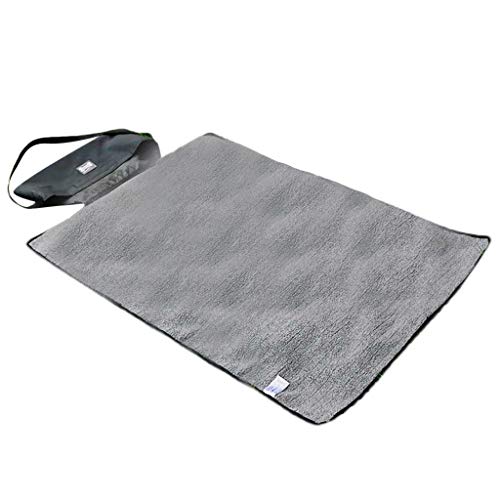 VNEIRW Thermal Decke Zusammenlegbar mit Falttasche für Hunde und Katzen, Weiche Decke für Haustier, Wärmematte, 100 x 70 cm (A)